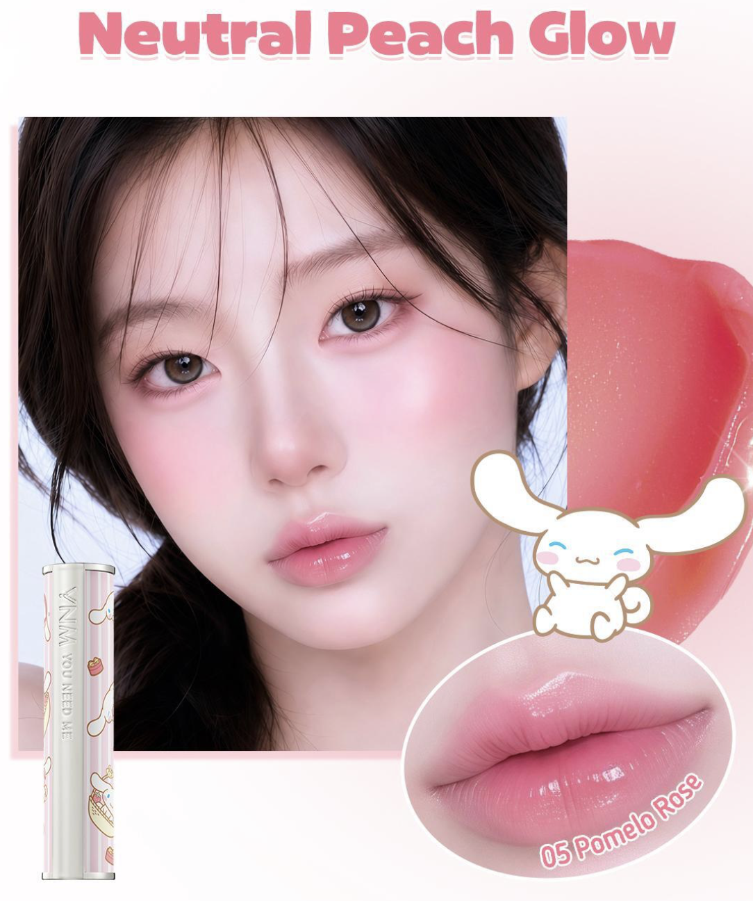  韓國 YNM X 玉貴狗 彩虹蜂蜜 蜂蜜光澤 潤唇膏 6色任選｜Glow Honey Lip Balm
