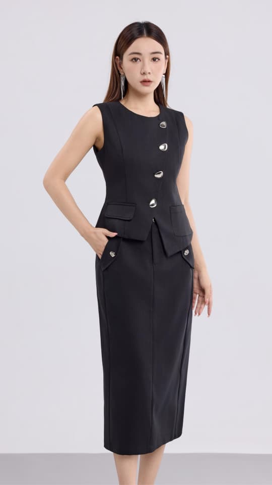 10141344 Power Muse Tailored Vest
