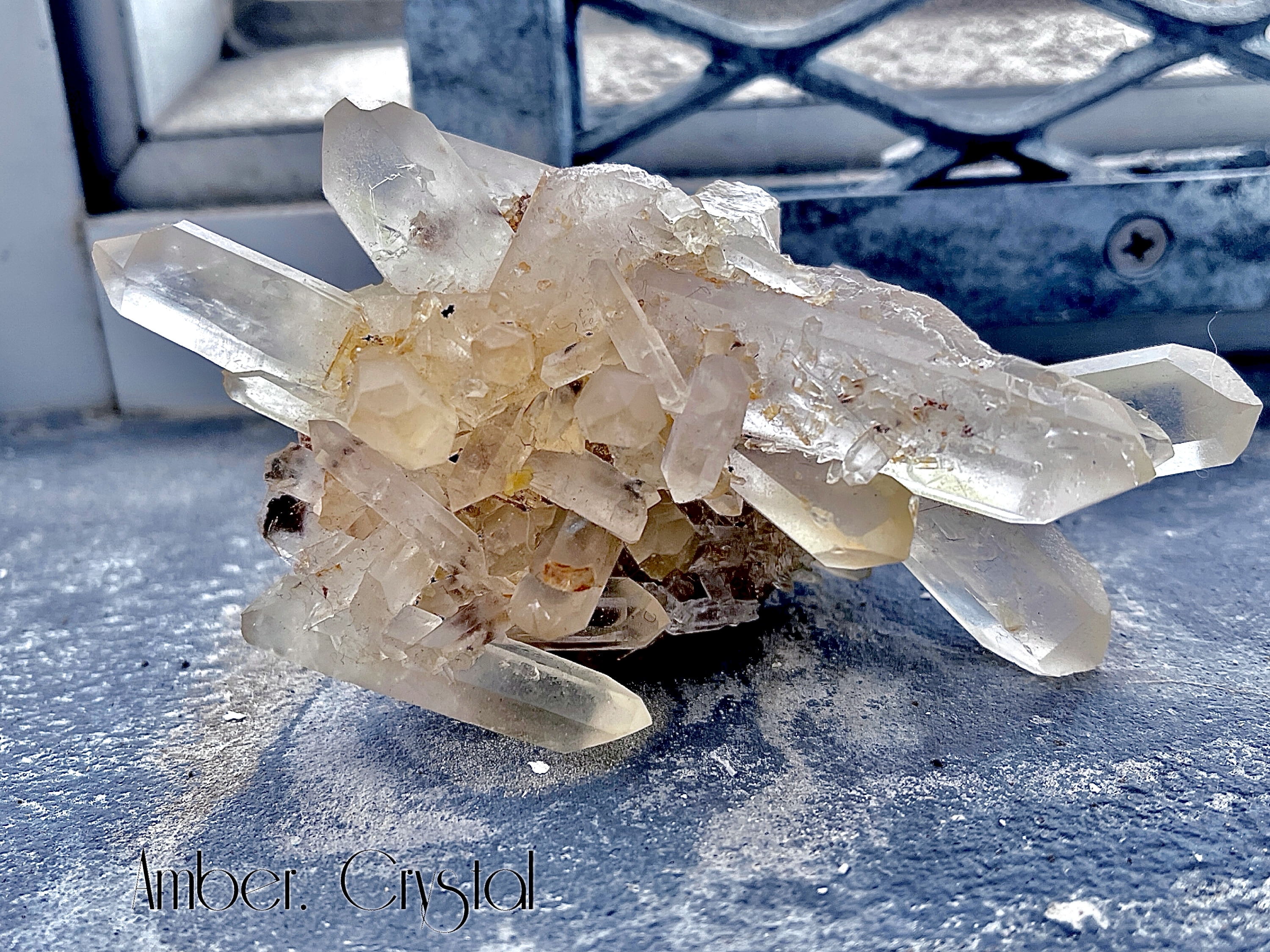 白水晶原石晶簇White Quartz Crystal Cluster