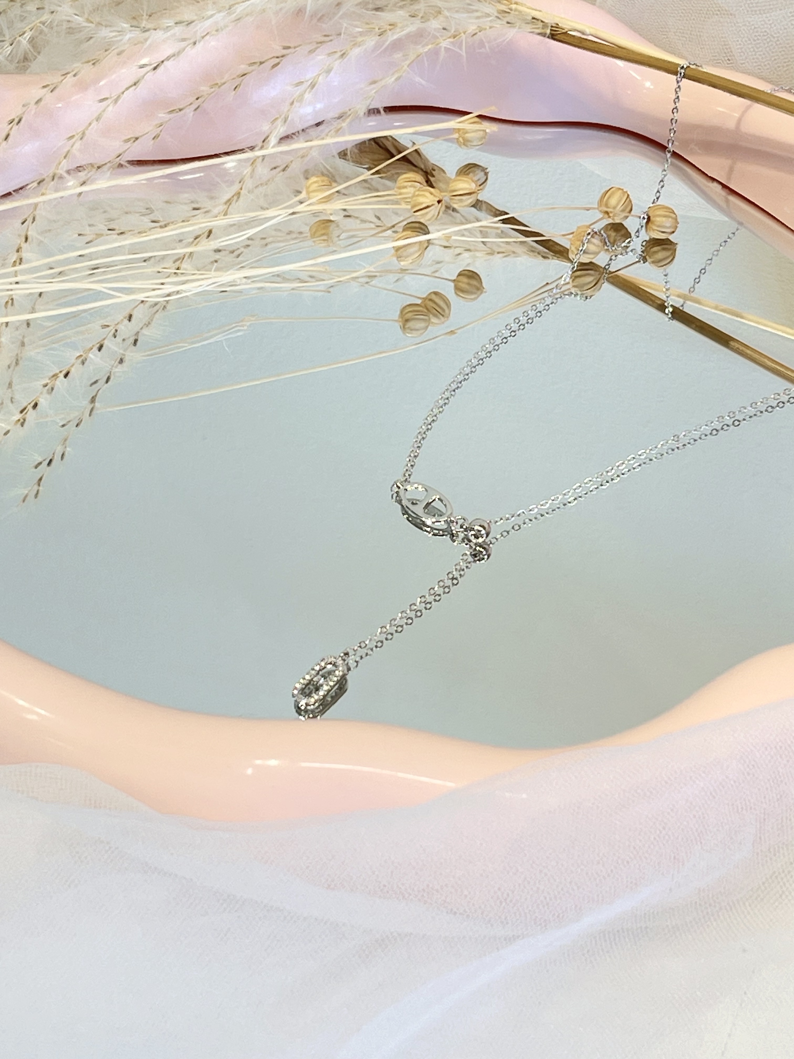 穿搭必备！简约猪鼻子项链