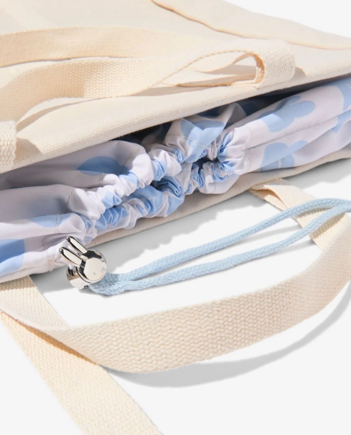 Miffy XL beach canvas tote bag 