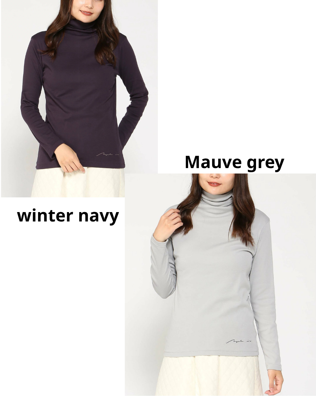 日本代購【 日本直送 日本製 女裝 高領衫 | made in japan turtleneck long sleeve 】