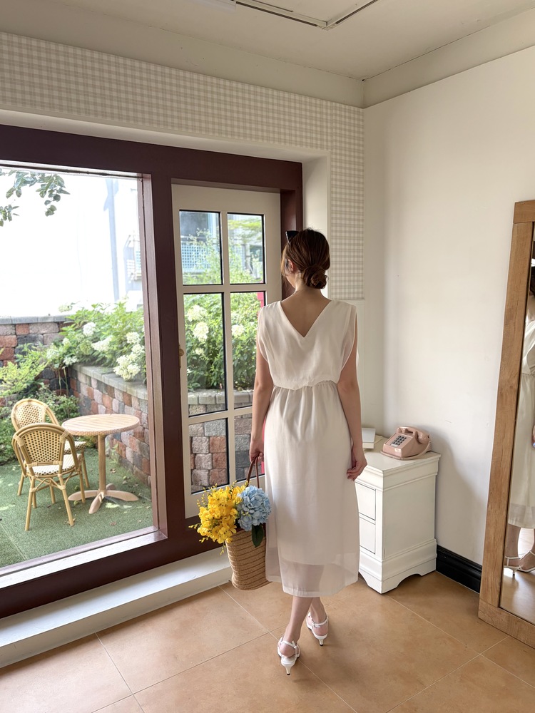 The Romance Two-Way Dress (Cream)