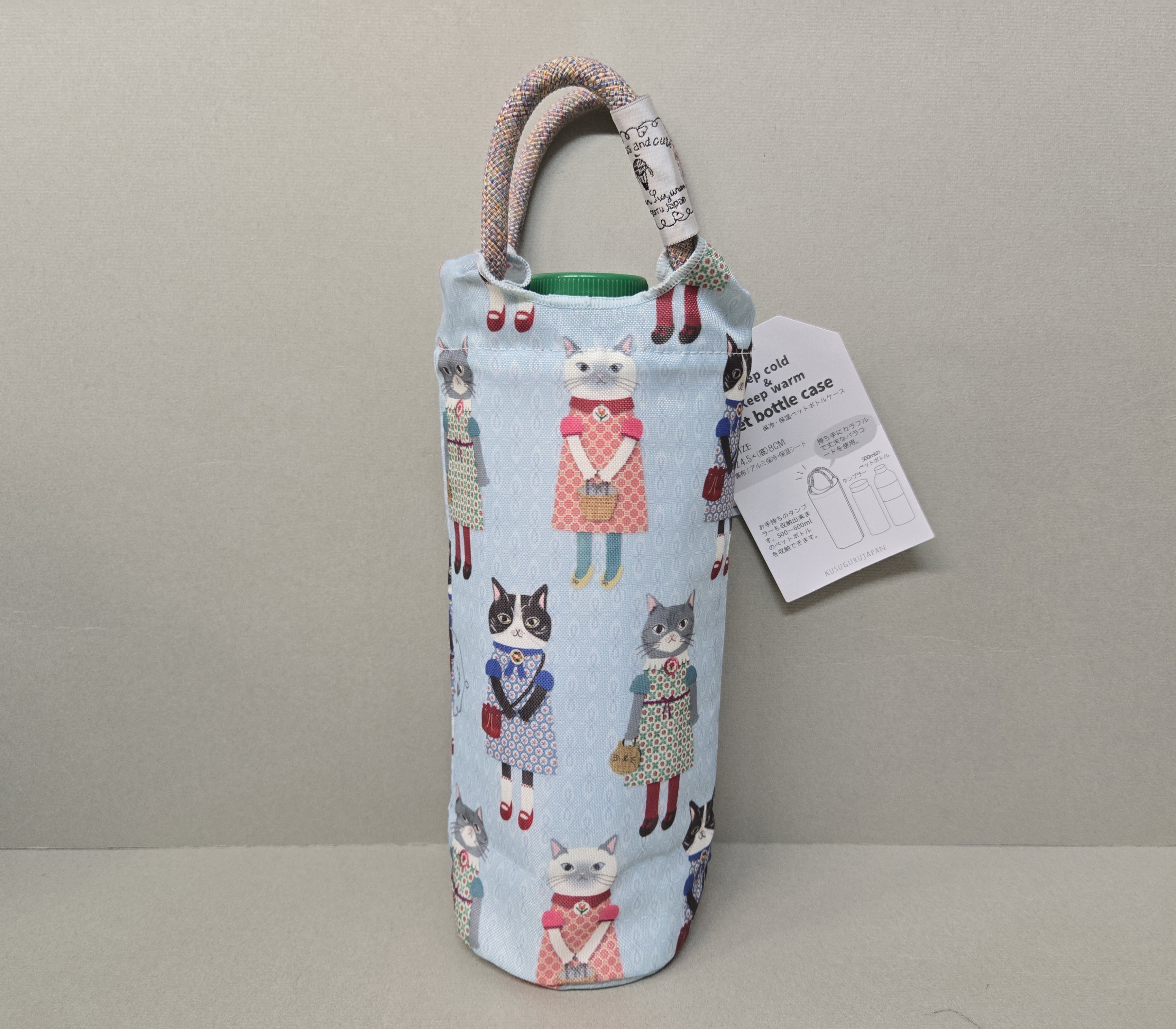 多款不同貓咪著衫公仔保温水樽袋