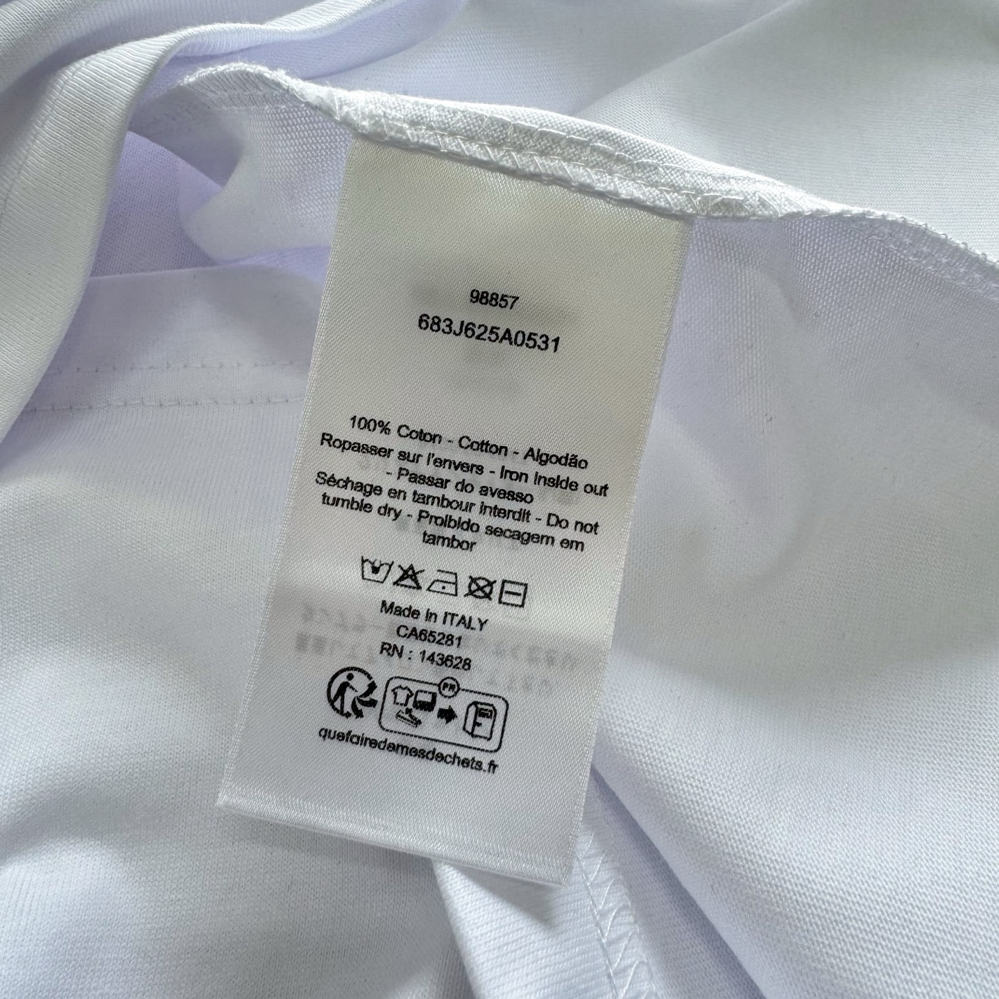 【原單】Dior 書籍封面印花短袖Tee