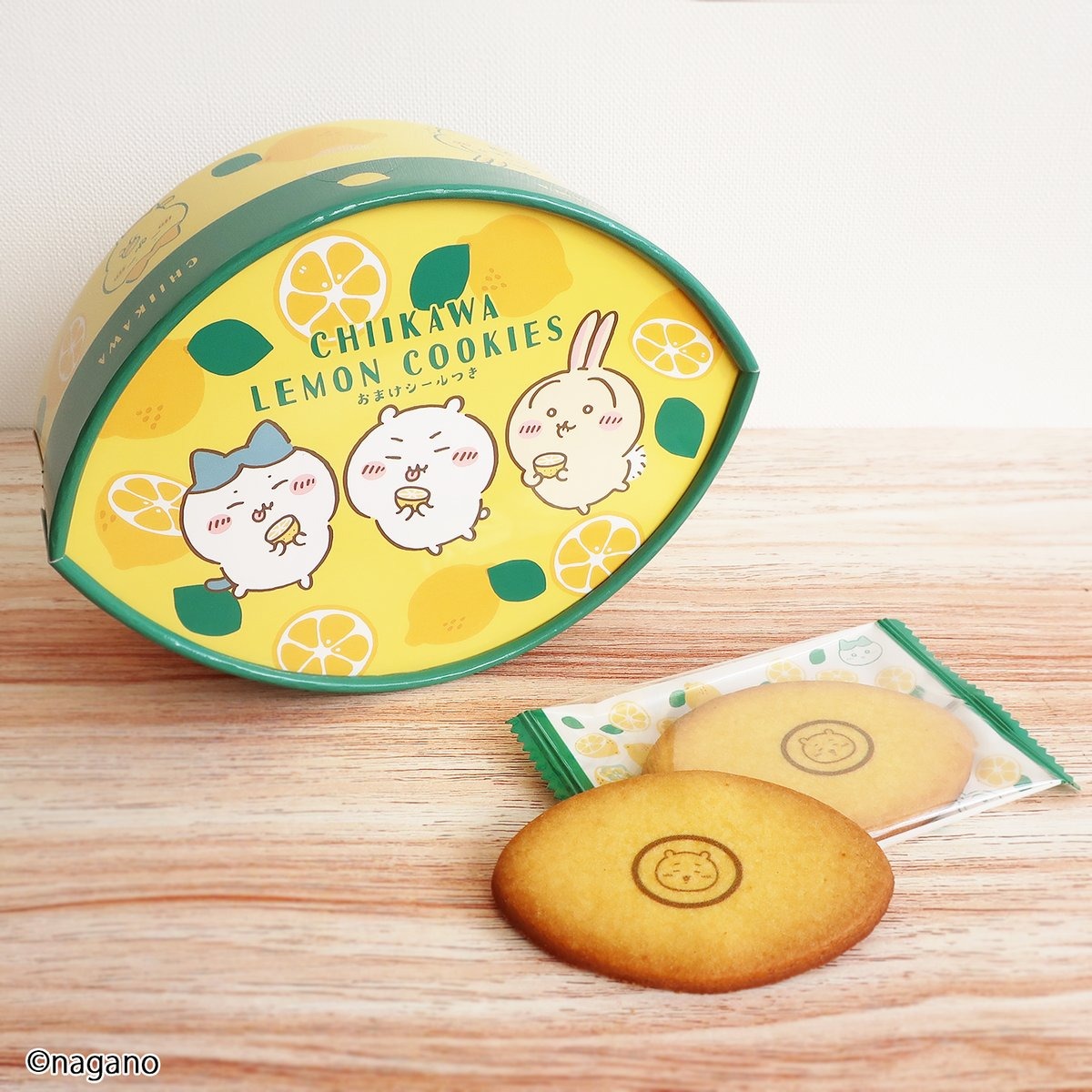 🇯🇵日本人氣卡通✨ちいかわ 檸檬曲奇套裝🍋🍪｜8片入｜超可愛造型＋清新檸檬香氣 - 711-175