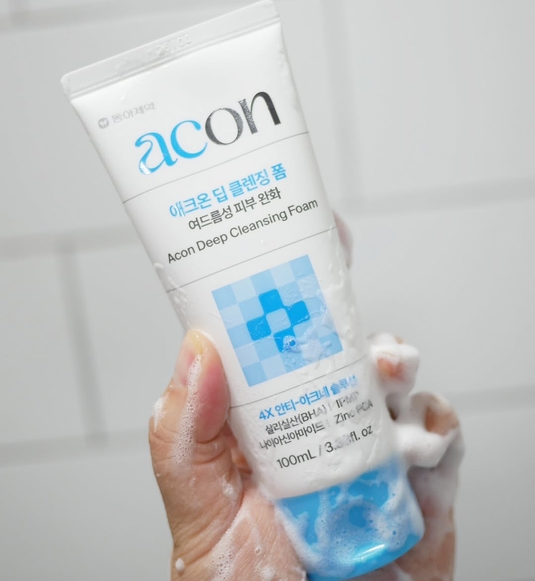 韓國東亞製藥 Acon 深層清潔抗痘粉刺洗面乳 100ml