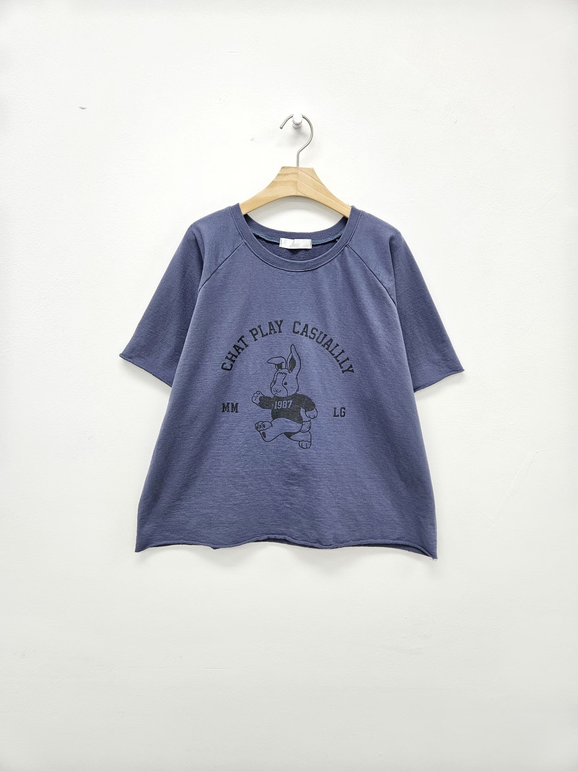 BO OS 舒適洗水棉兔仔top