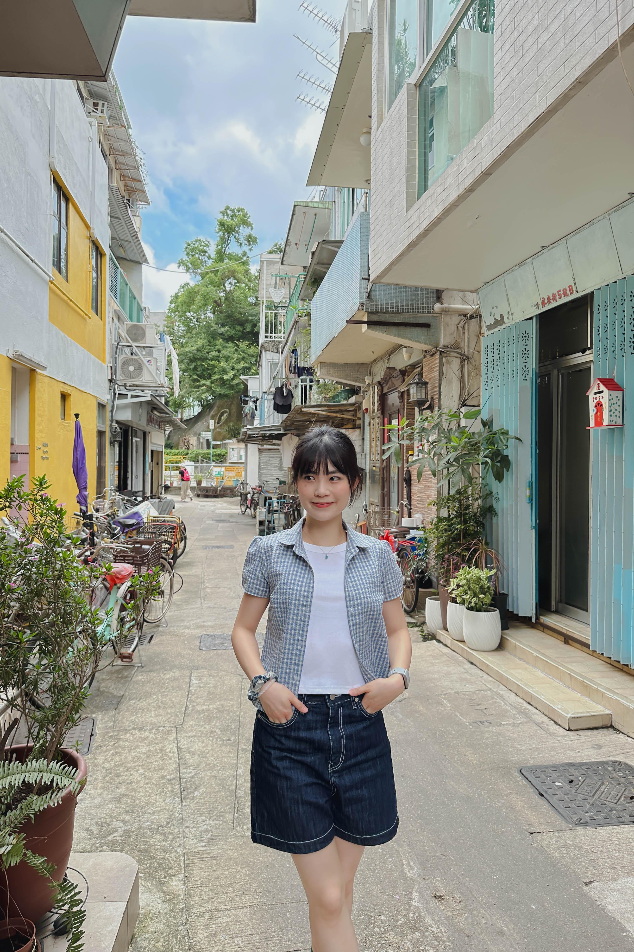 波子汽水格紋短襯衫 (兩色入)