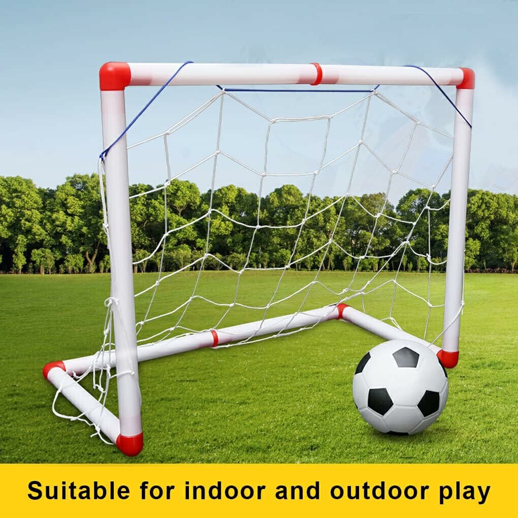 WEHOMY 迷你足球門足球門柱網帶泵套裝 -1套- 現貨