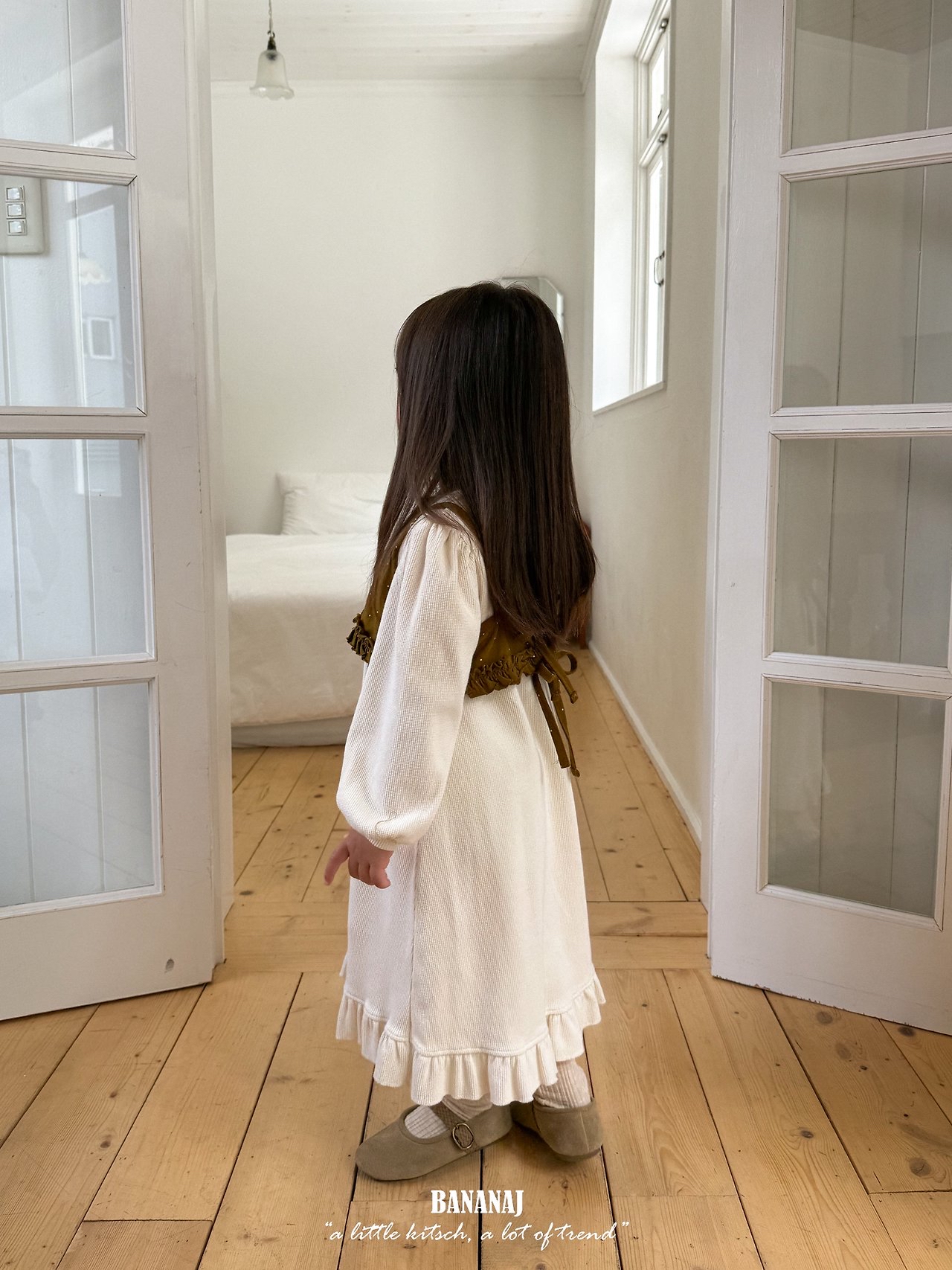 Bananaj | Lettering Waffle Dress