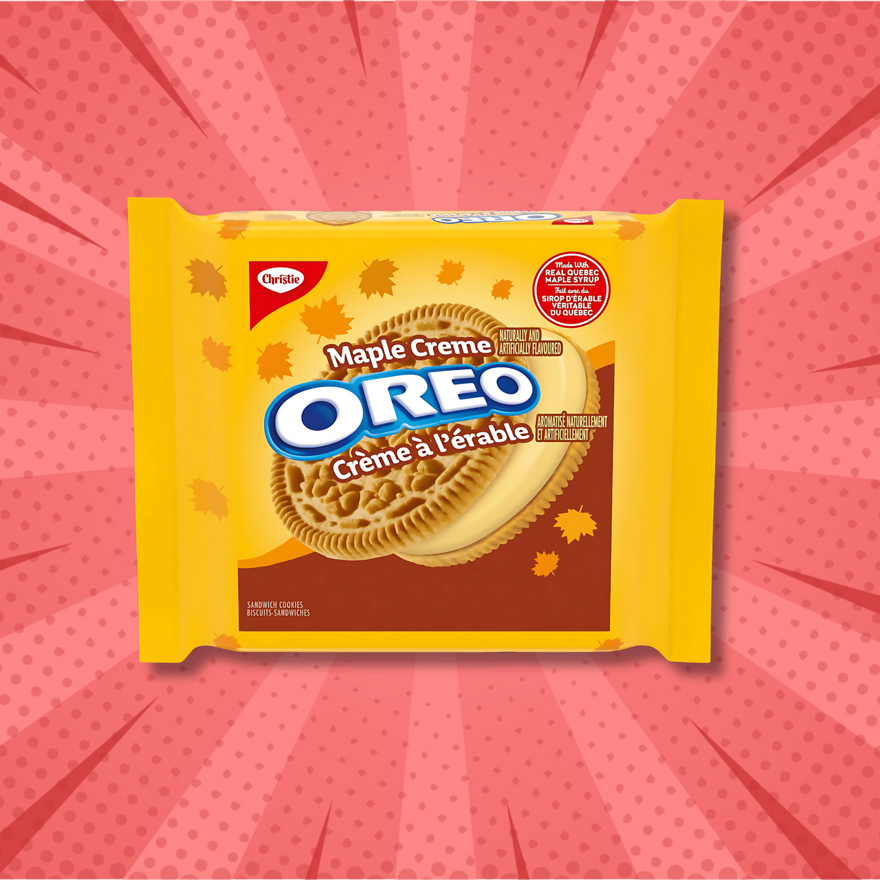 加拿大直送  🇨🇦加拿大限定口味 Oreo 楓糖忌廉夾心餅乾 