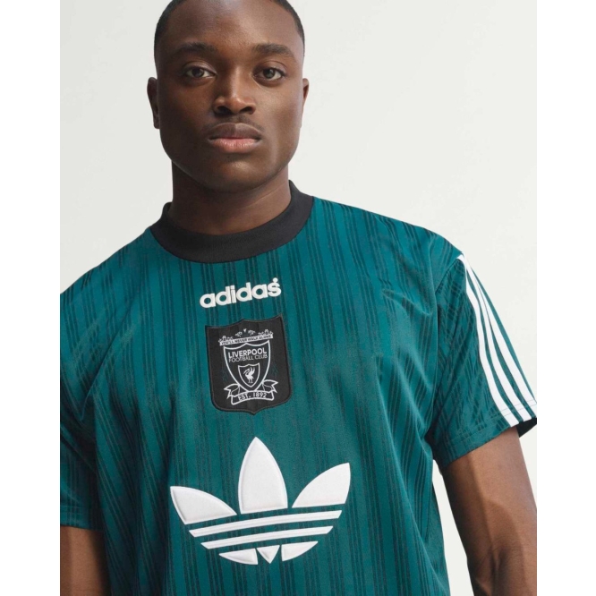 🟢⚪復古綠調回歸 Adidas Bringback Liverpool 利物浦 1995-96 深綠色 Tee KA8105