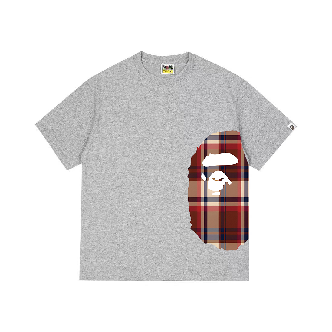 Bape Check Big Ape Head Tee