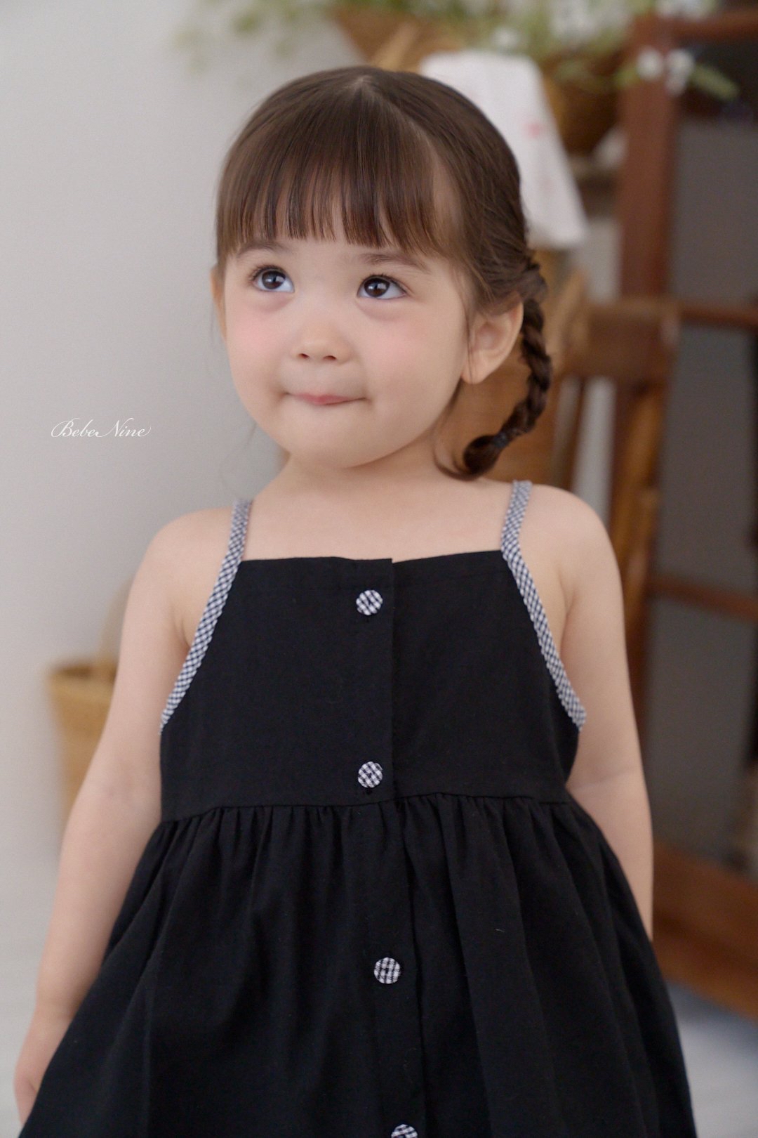 ☀️預訂 韓國直送☀️🇰🇷Bebenine三色荷葉邊下擺純棉吊帶連身裙