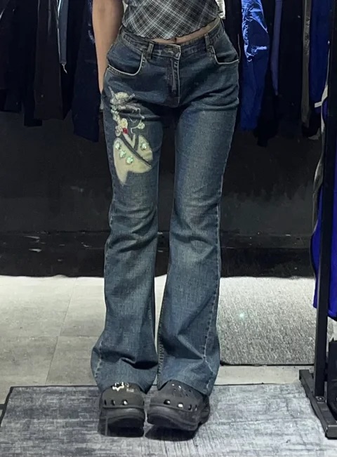Black Vintage jeans #0324