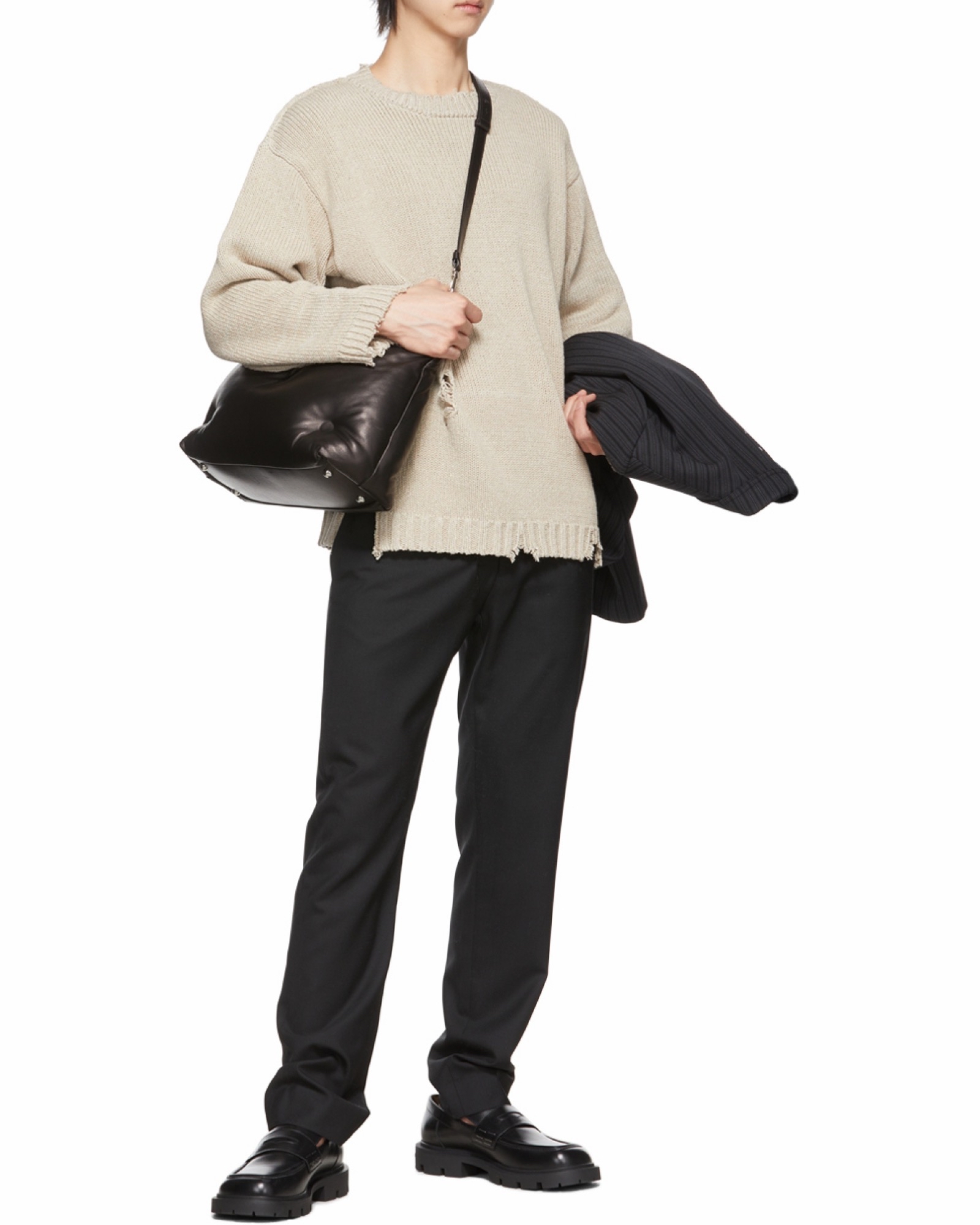 Maison Margiela 女士 徽標單肩包均碼碼中號、33cm*12cm*33cm 