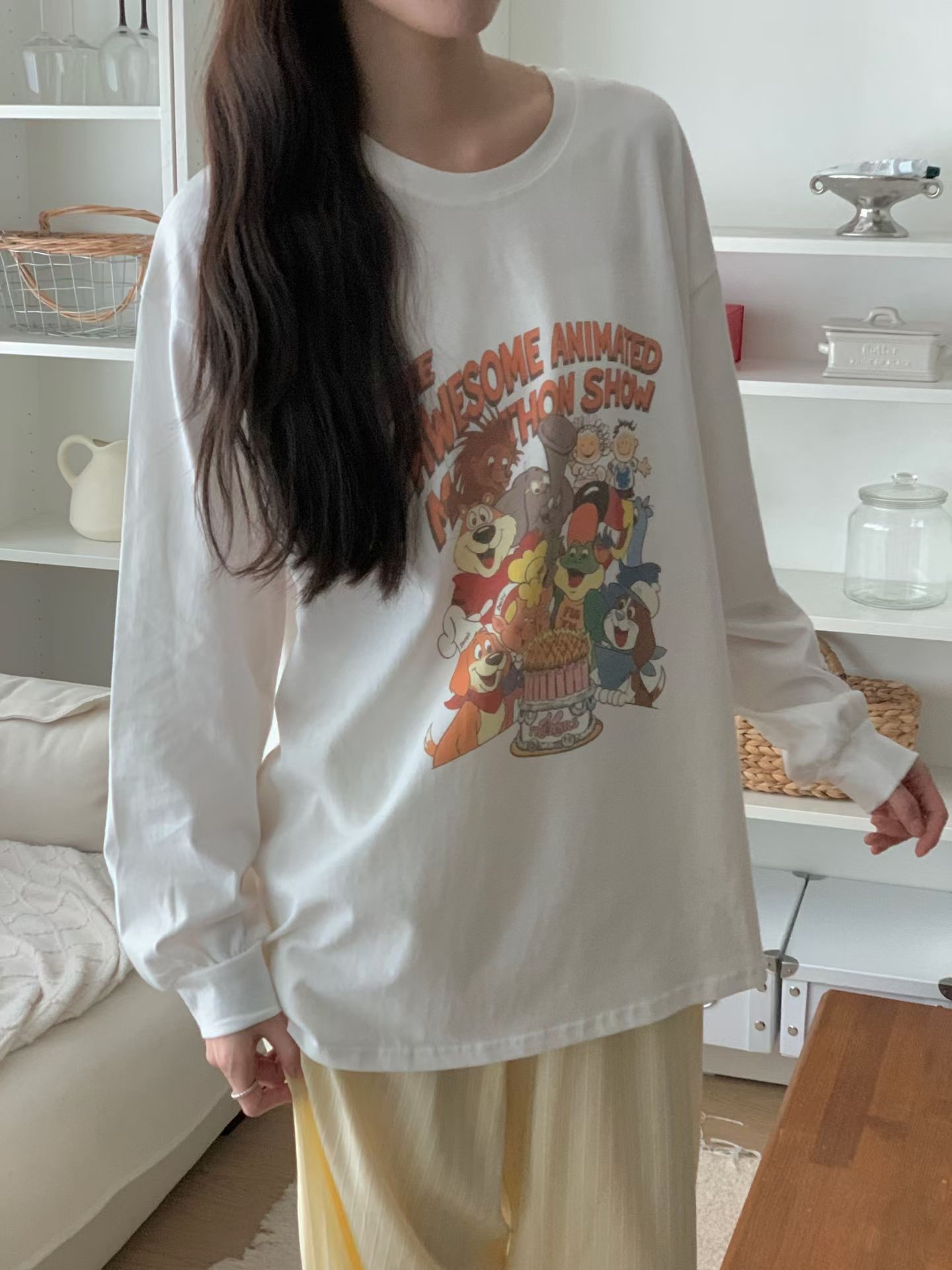 221606 公仔長袖tee