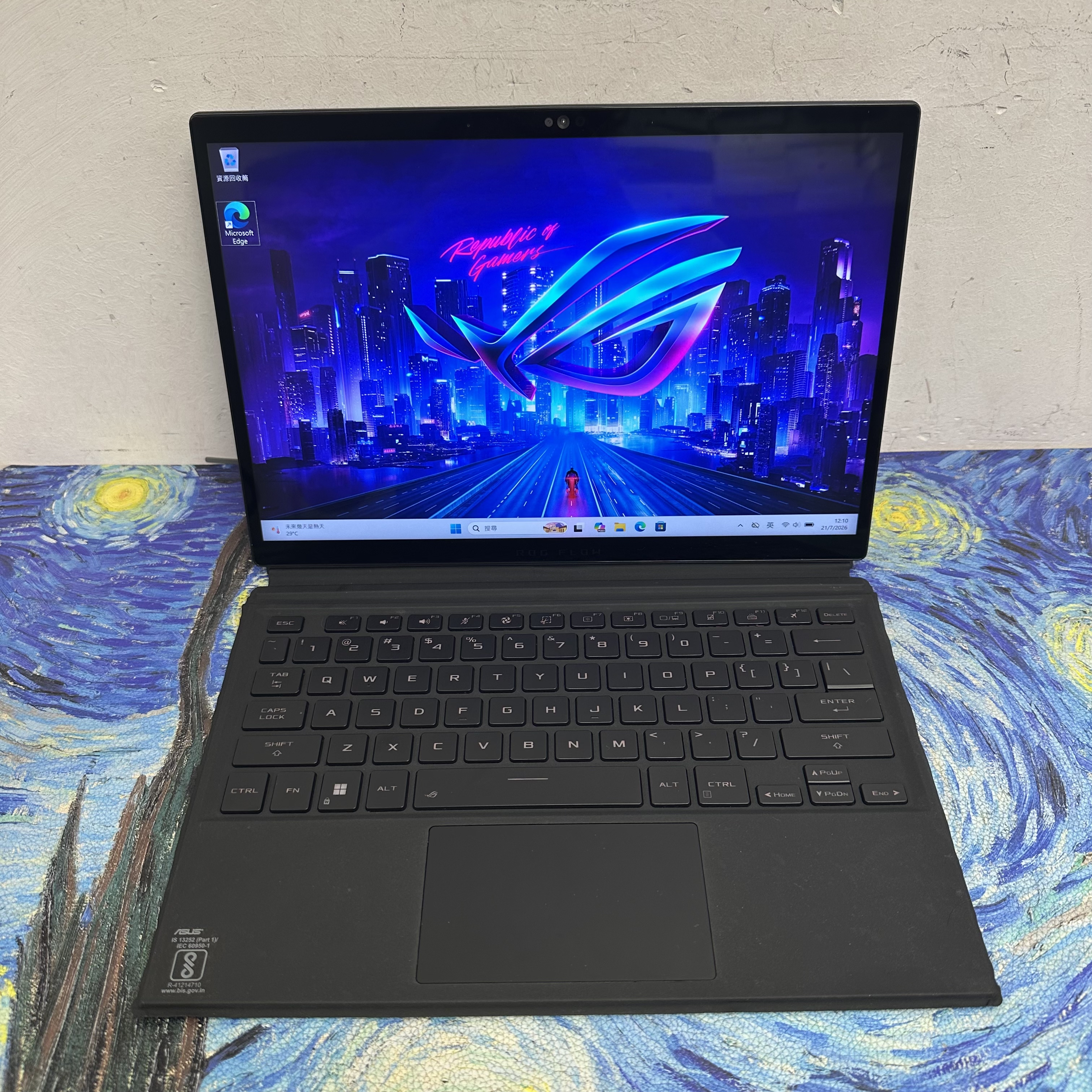 #6038 ASUS ROG Flow 13 GZ301VV /i9-13900H/16GB Ram/1TB SSD/ RTX 4060 獨立顯示卡/方便攜帶外出/Type C充電/ Notebook / Gaming Laptop / Gaming Tablet / 電競平板電腦 / Netflix / Movie /13.4 inches  2.5K Mon / 165Hz 