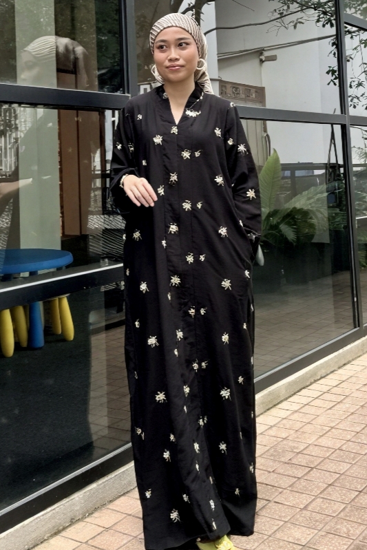 EMBUN Embroidery in Black