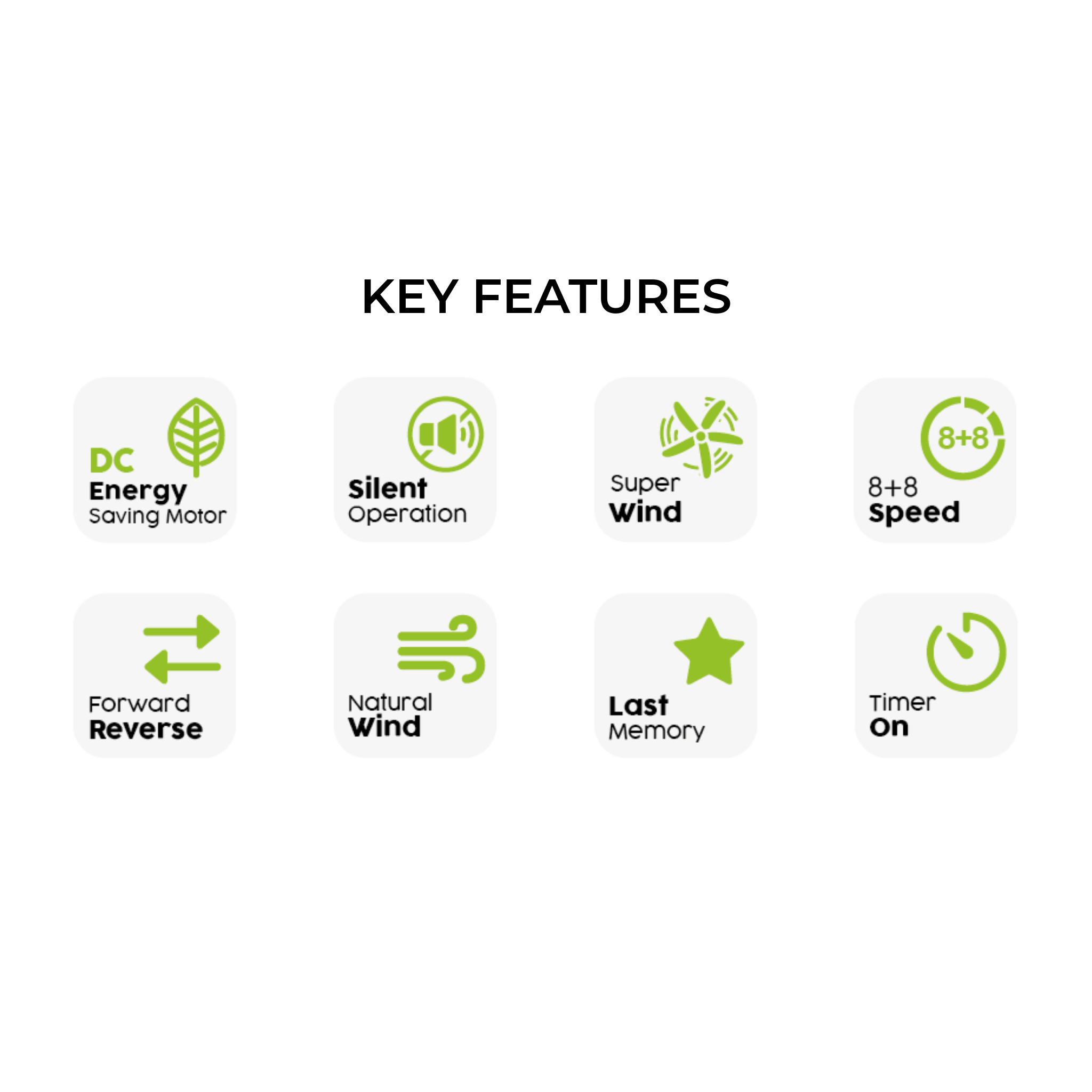 Alpha AX60 5-Blade Series Ceiling Fan (AX60)