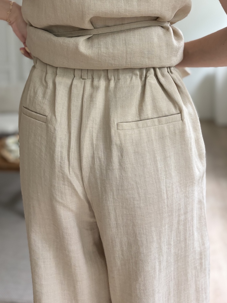 The Fine Linen Summer Set (Beige)