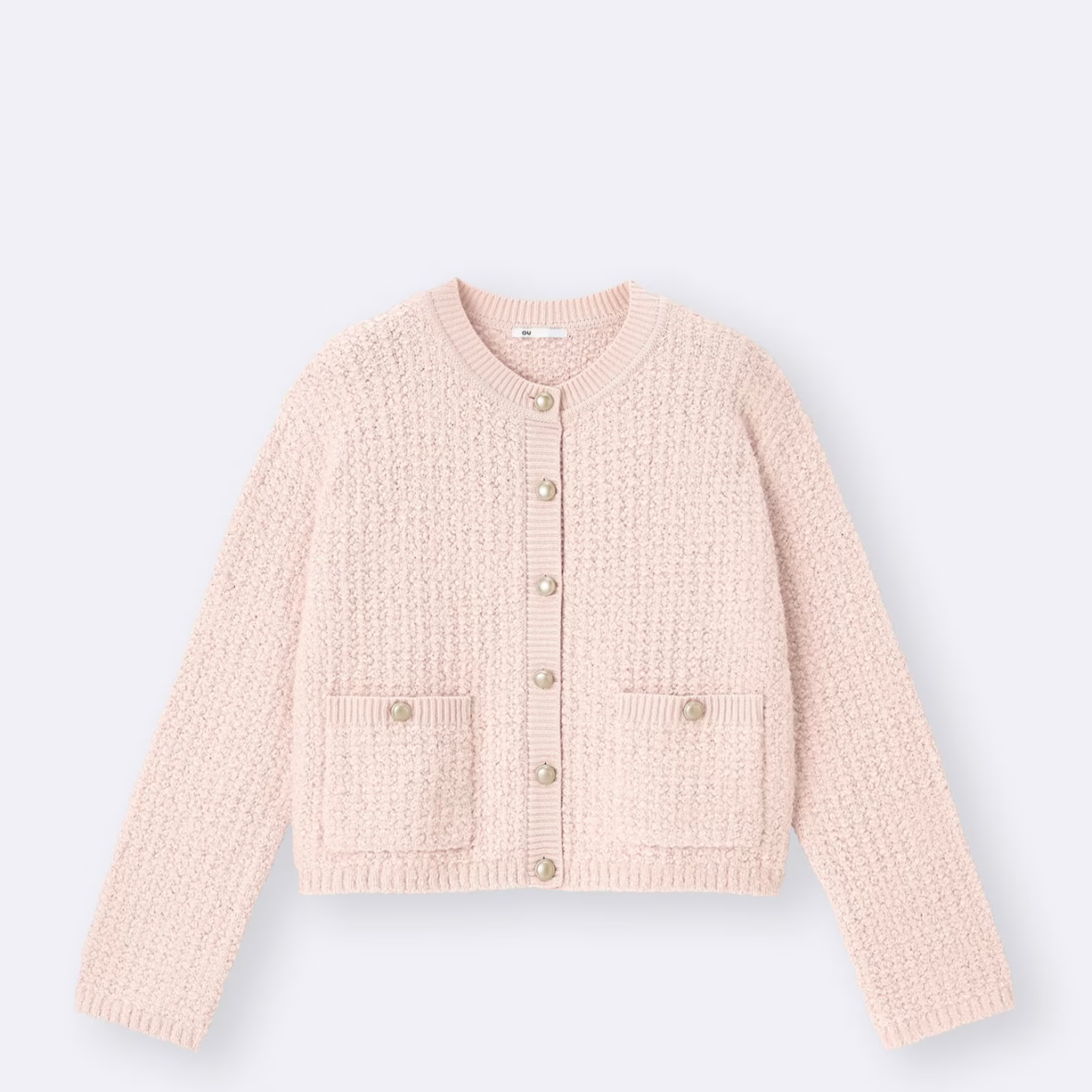 GU Tweed Knit Cardigan