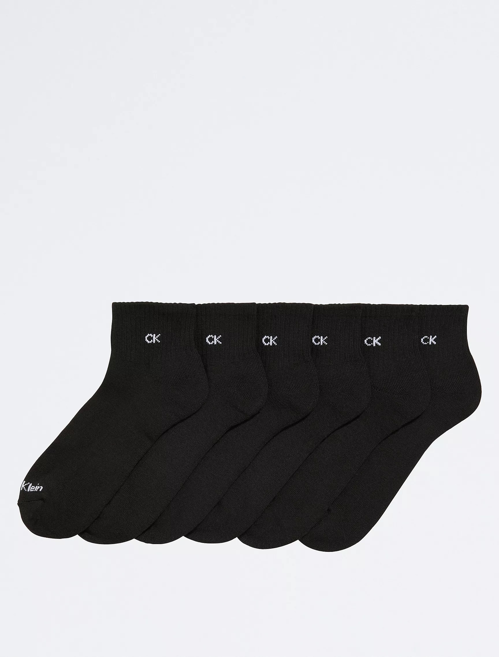 Calvin Klein Basic Cushion Quarter 6-Pack Socks 男裝中筒襪 6 對裝 🧦