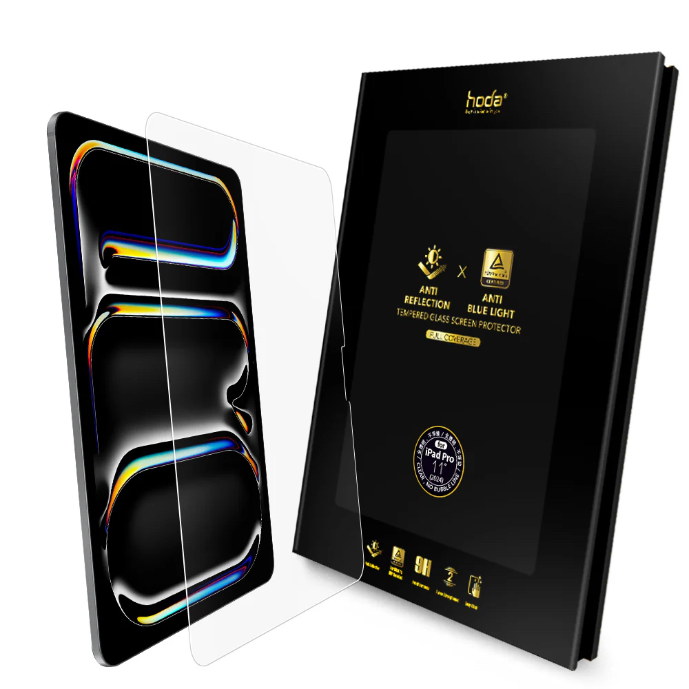 HODA AR抗反射抗藍光玻璃保護貼 (德國萊因TÜV RPF20認證) 