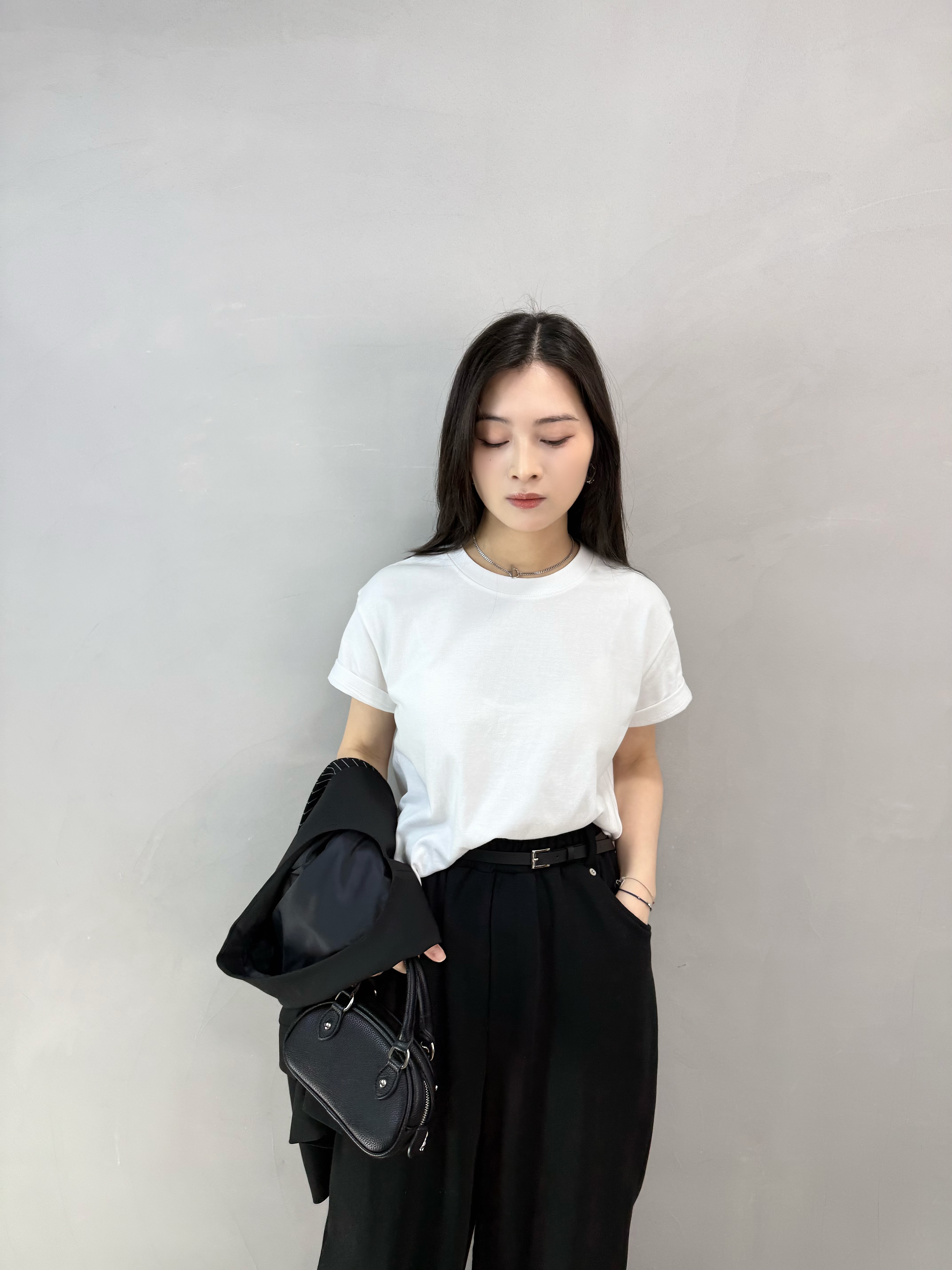 I62 淨色洗水棉Tee