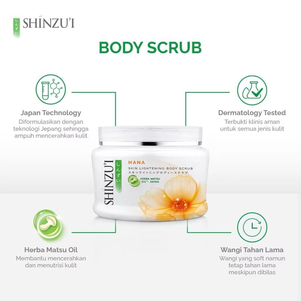 Shinzu'i Body Scrub 200ml - Hana