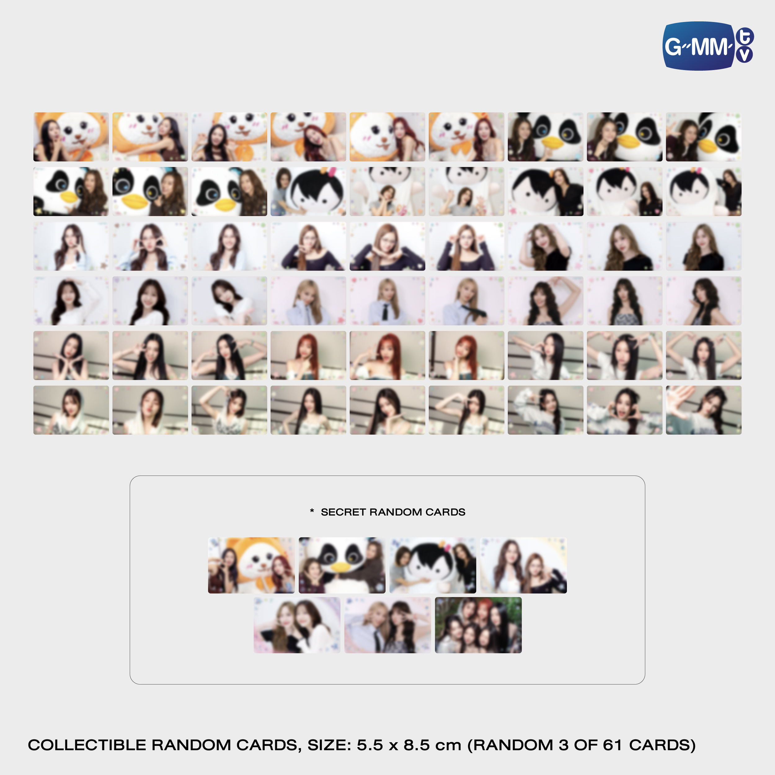 COLLECTIBLE RANDOM CARD TAIPEI POP UP STORE JUN 2026 - GIRL