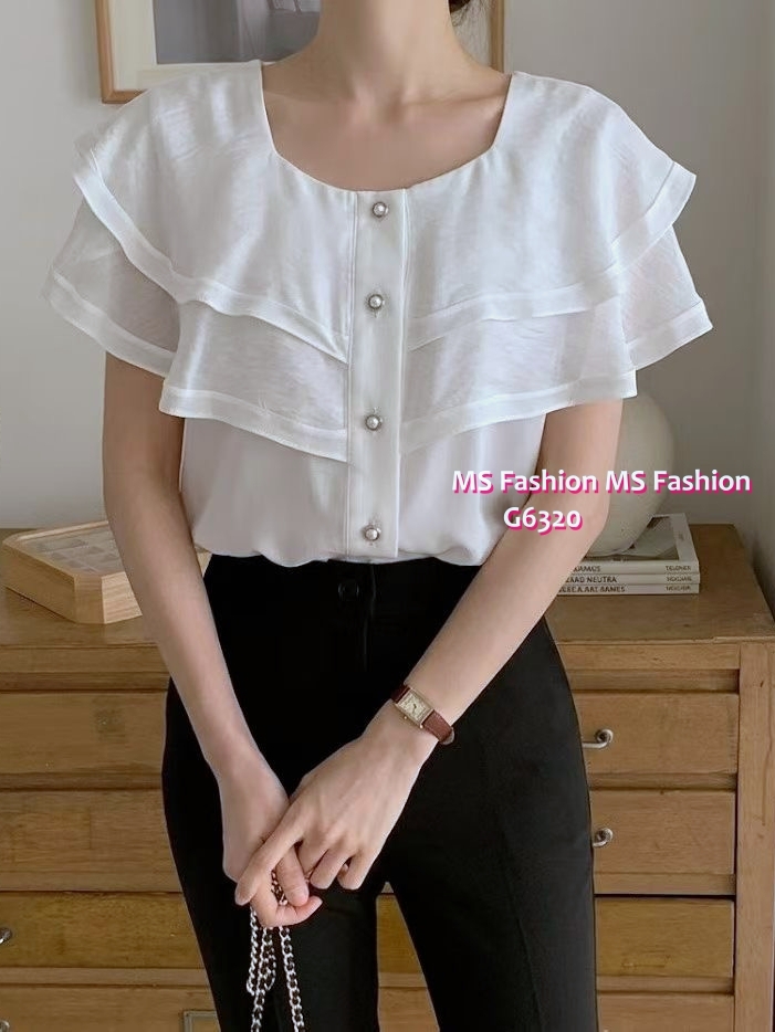 G6320 高質靚料ruffle top