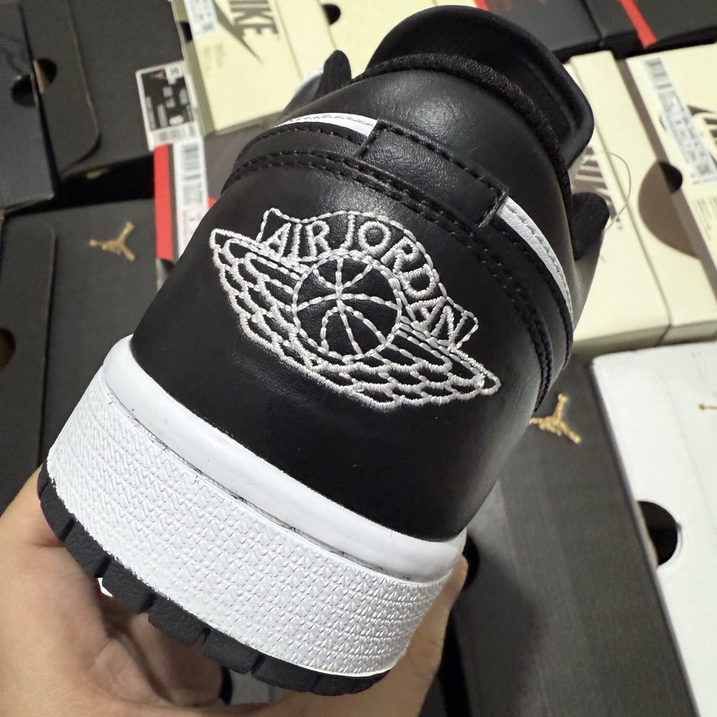 Nike Air Jordan 1 Low 'Black Fire Red' 553558-060 