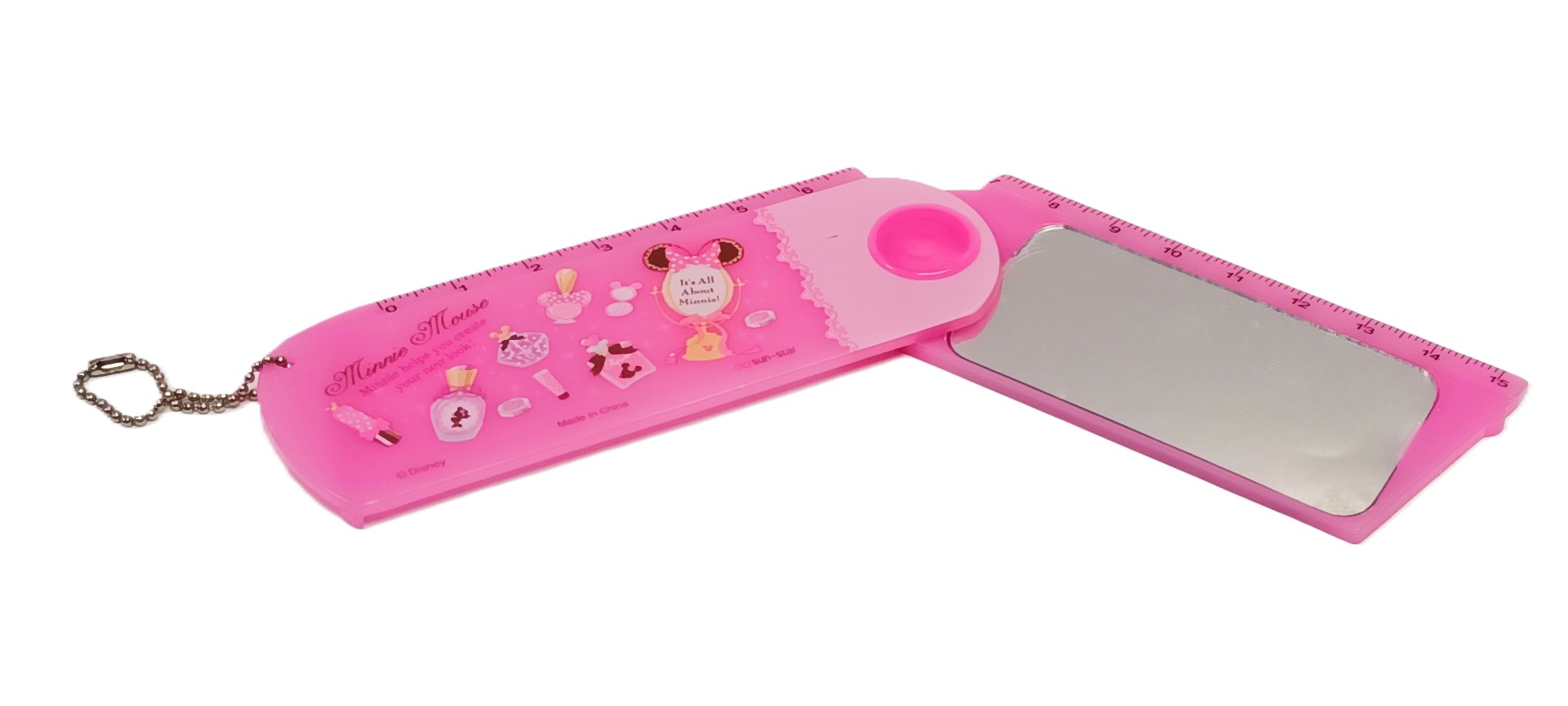 15CM 摺尺連鏡 Minnie Mouse  S4000013