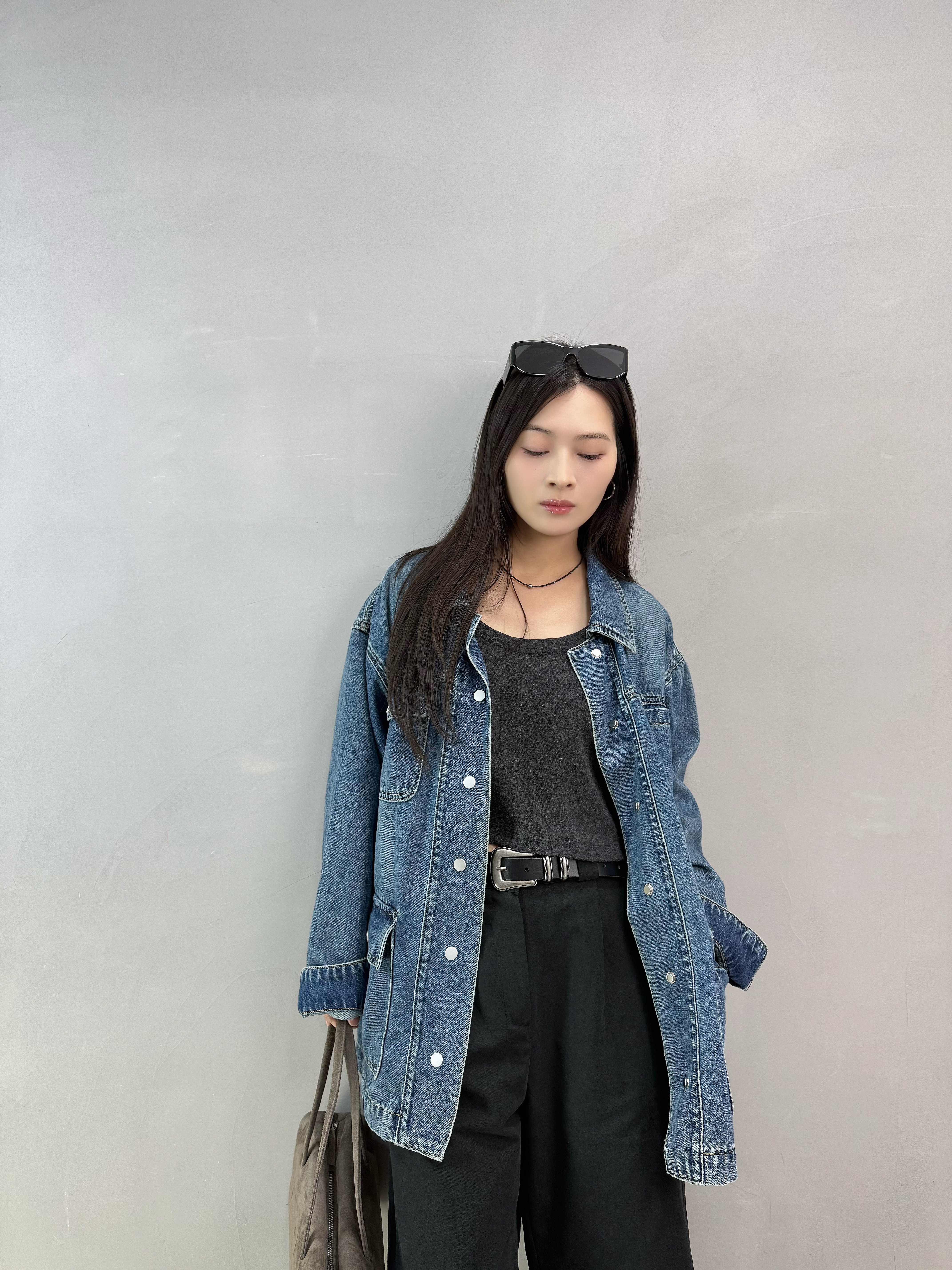 F15 四袋牛仔褸