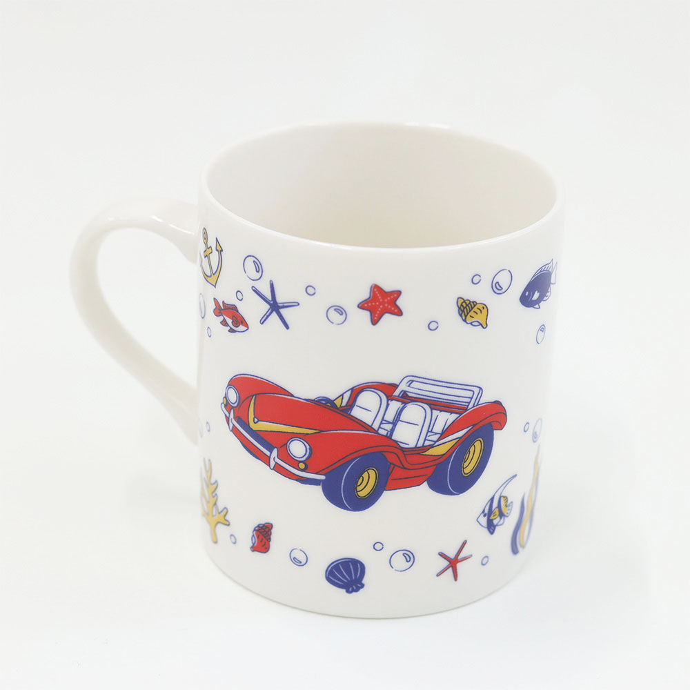 [訂購] 多啦A夢陶瓷杯 電影水杯(新大雄的海底鬼岩城)日本製