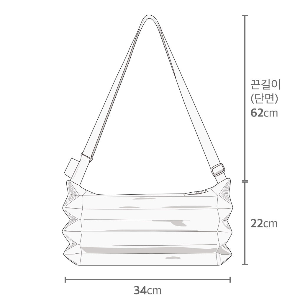 PLEATSMAMA Sacoche Bag (3色)