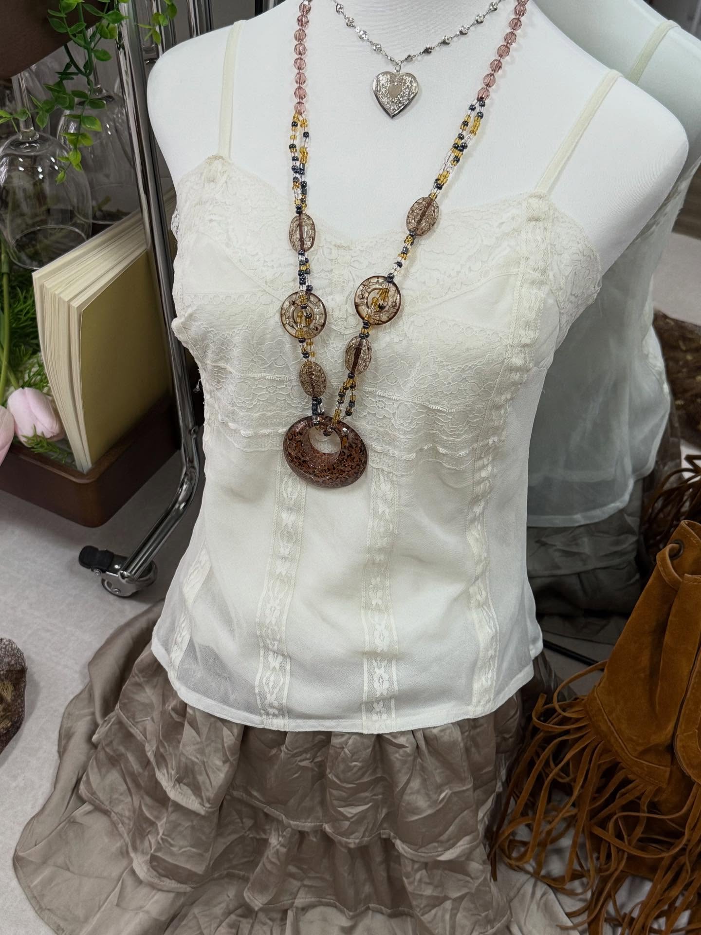 Tiered Ruffled Satin Mini Skirt