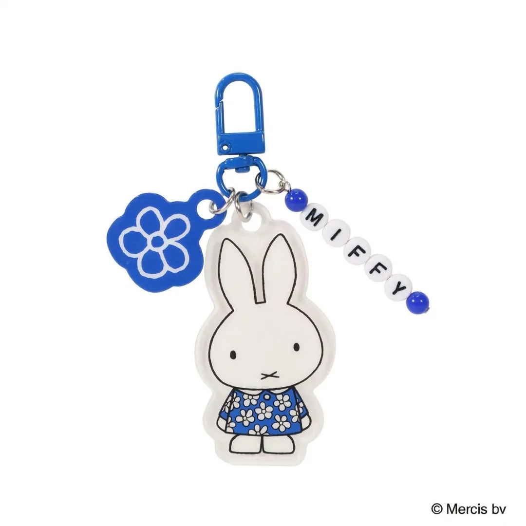 MIFFY 掛件 藍花裙