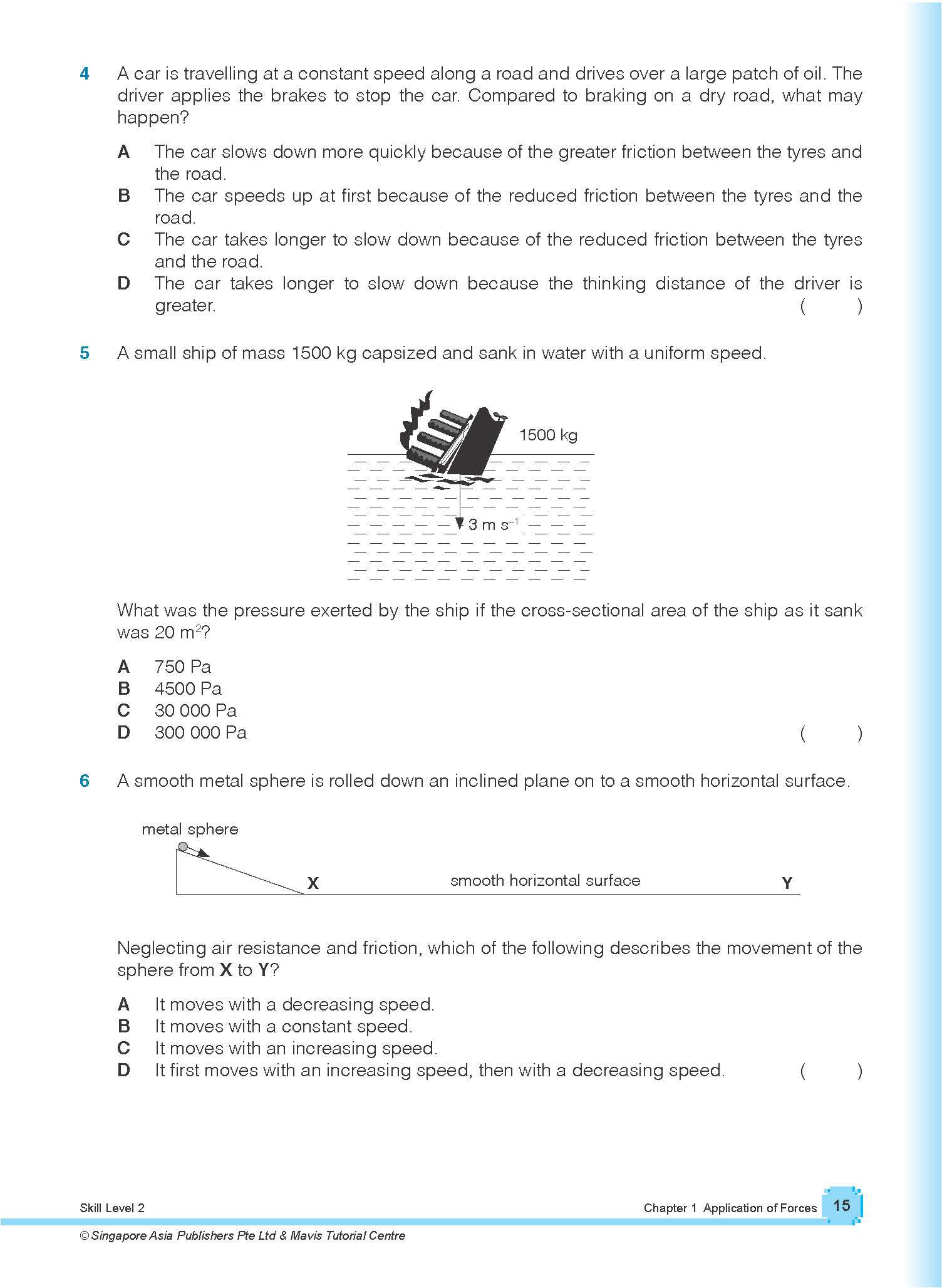 Secondary 2 Science Topical Course Assessment for G3 and IP