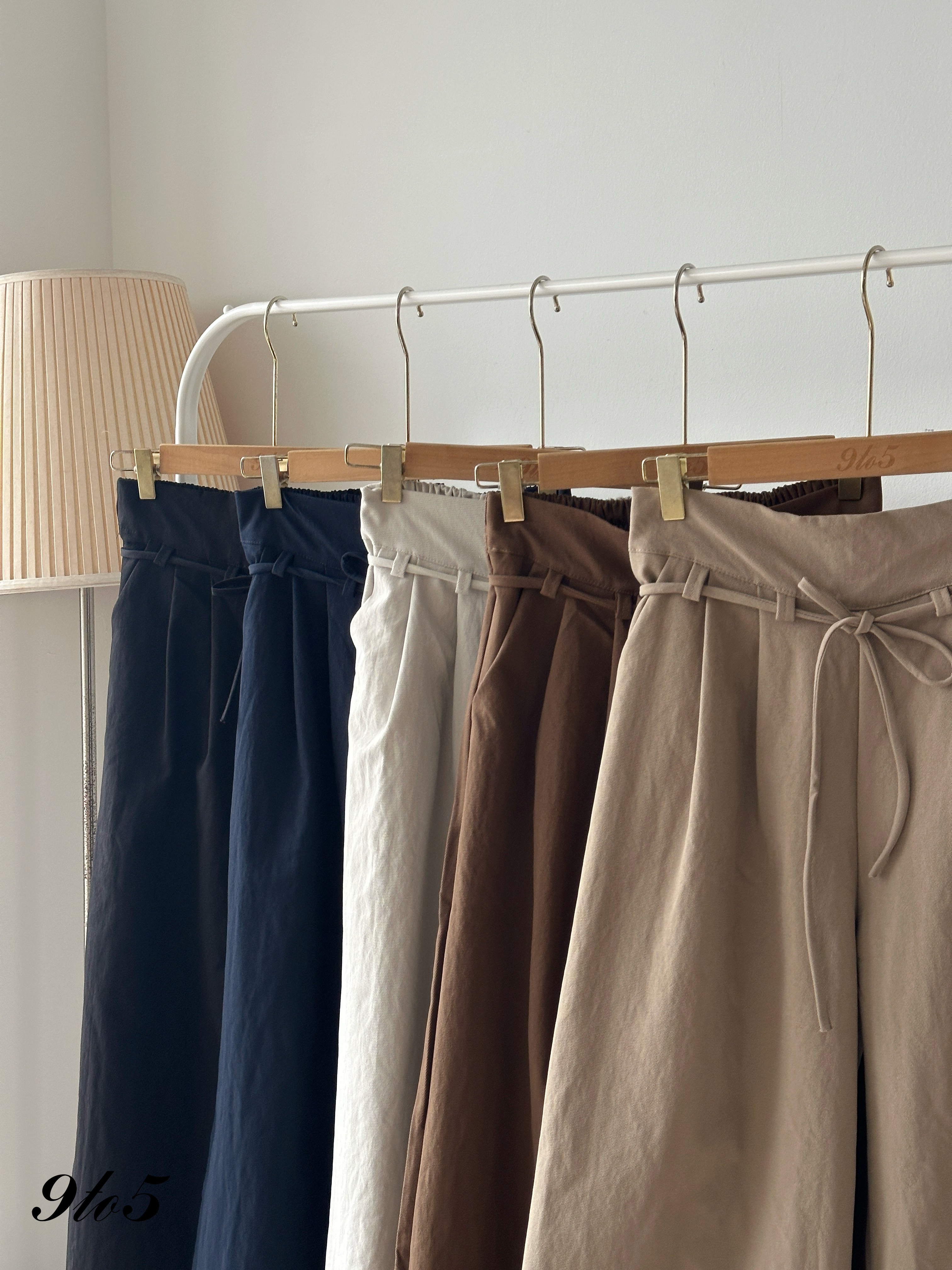 S1849 Wide Leg Long Pants - 5 Colors 