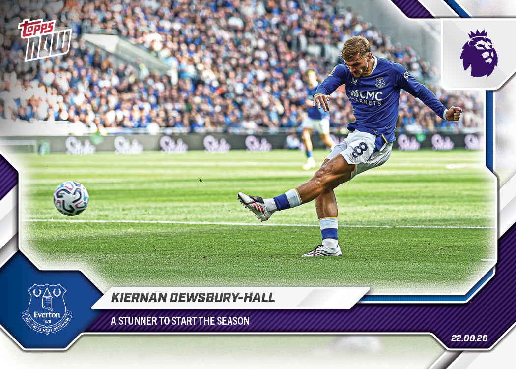 Kiernan Dewsbury-Hall - 2026/27 Premier League Topps NOW® #6 開季入球【團購】
