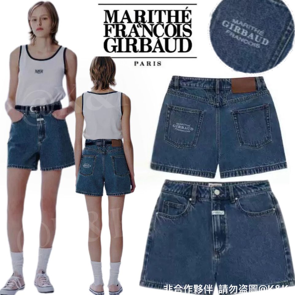 $189件。M F G Raw Edge水洗牛仔短褲夏日必入