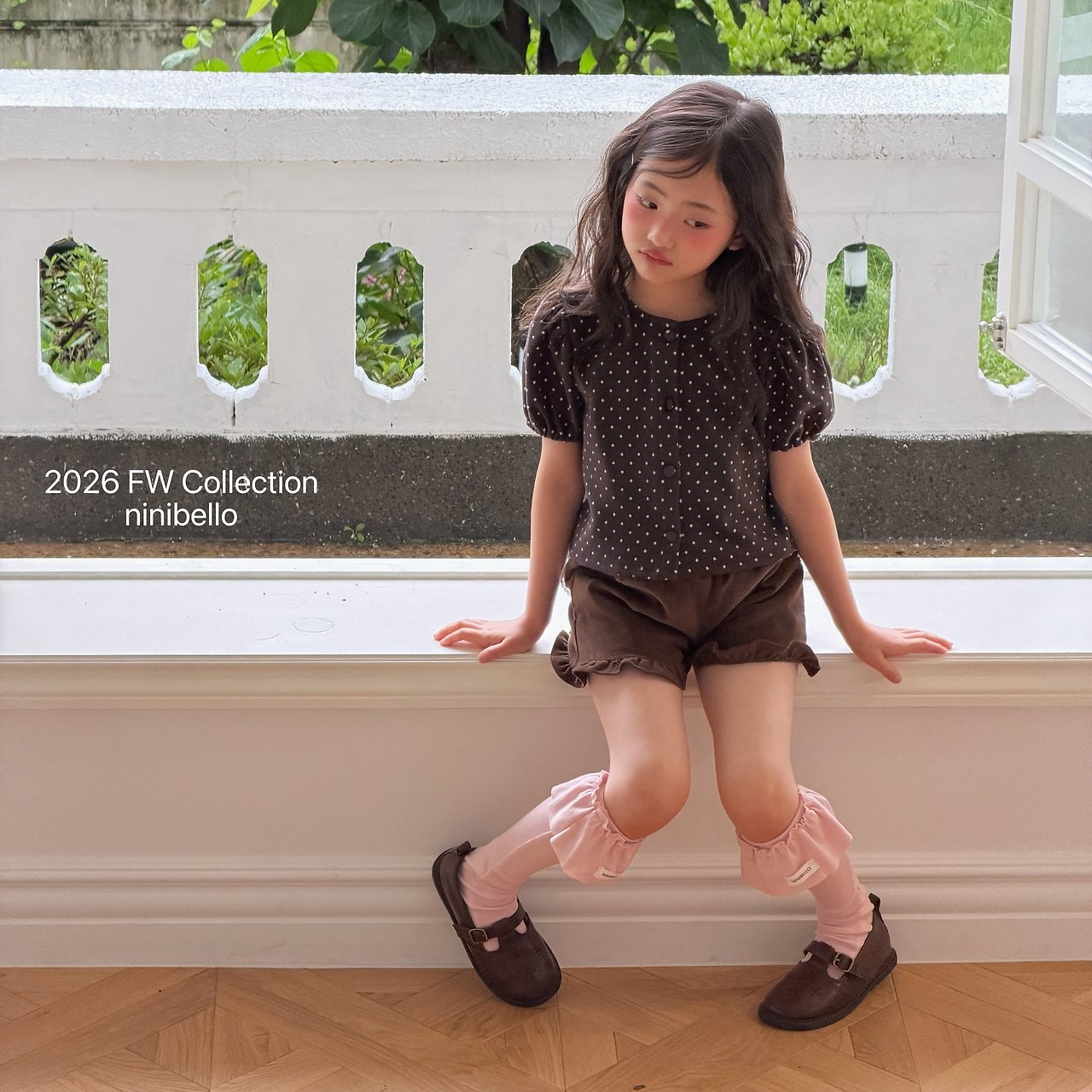 Ninibello | Heart Frill Corduroy Shorts 