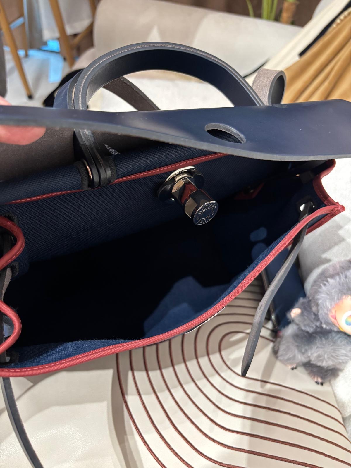 Hermes herbag 31,STAMP X 100%Authentic ,98%new  ✅KEY LOCK✅dust bag 
