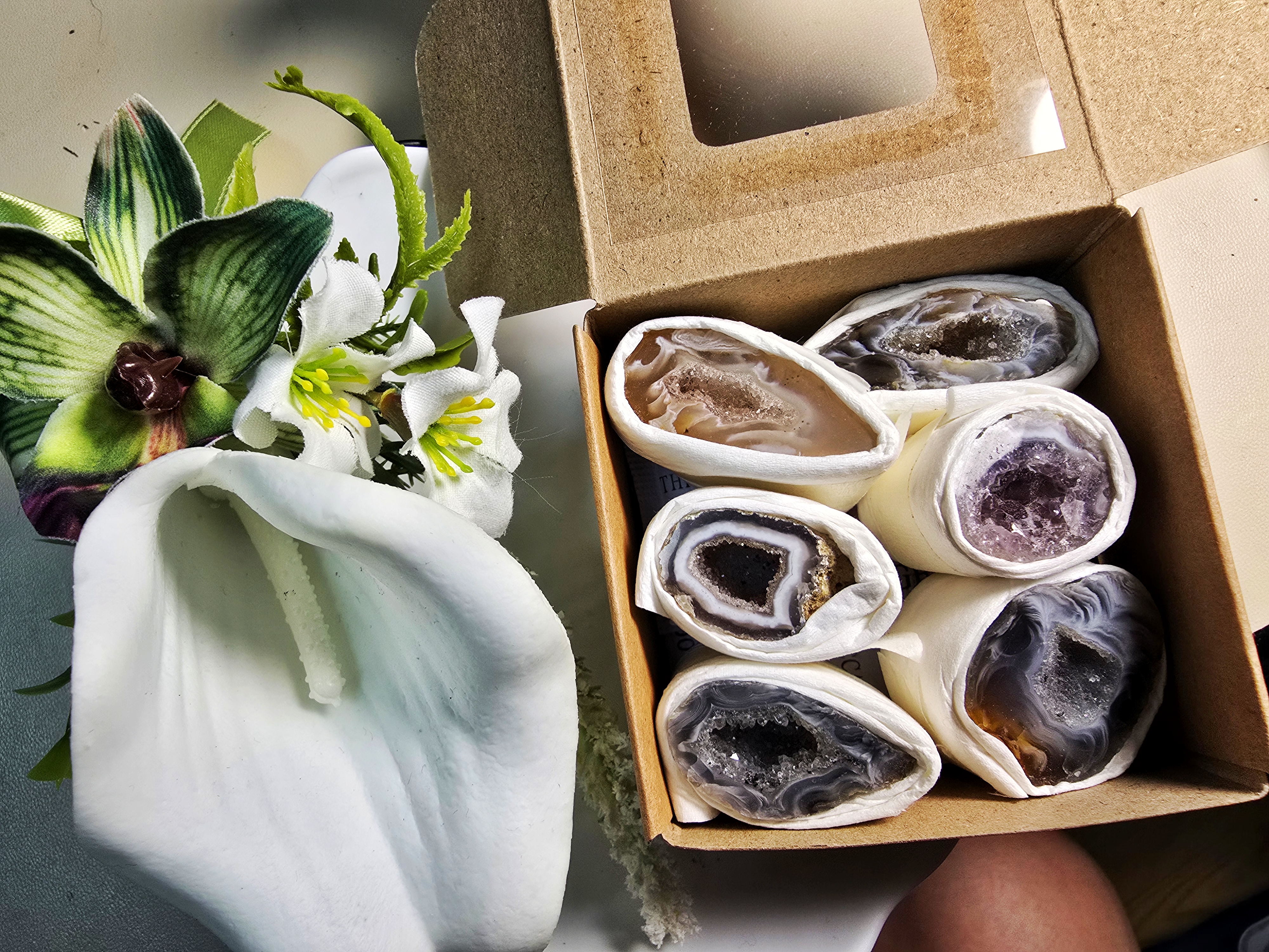 一物一圖 STT0209 招財 闔家平安 天然瑪瑙洞套裝