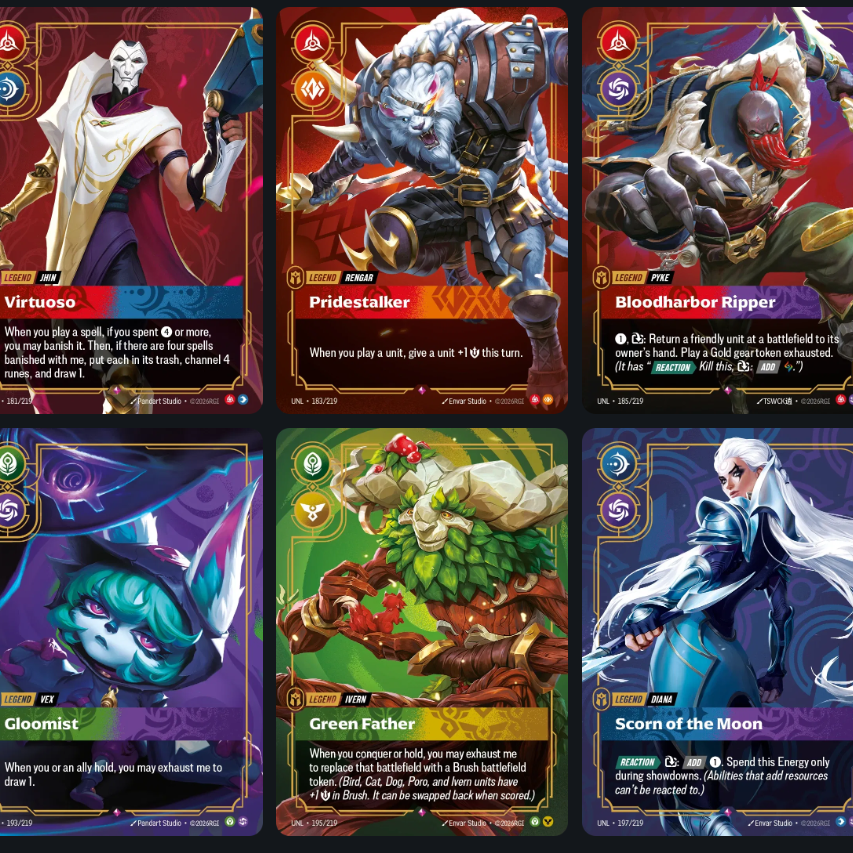 Unleashed - Rare - Legend (Set 3)