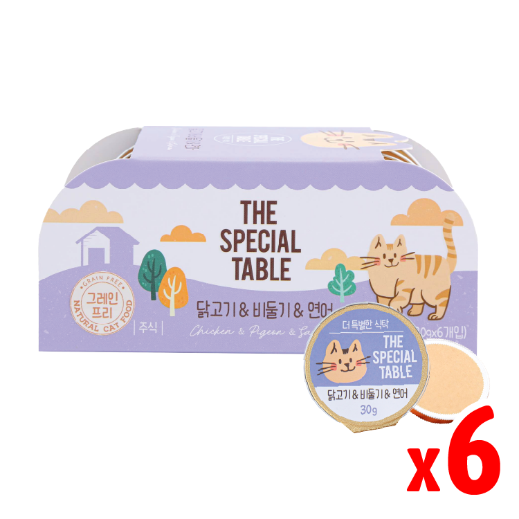 韓國Cat Pure｜貓咪迷你主食罐 (雞胸肉、鵪鶉、三文魚) 30gx6