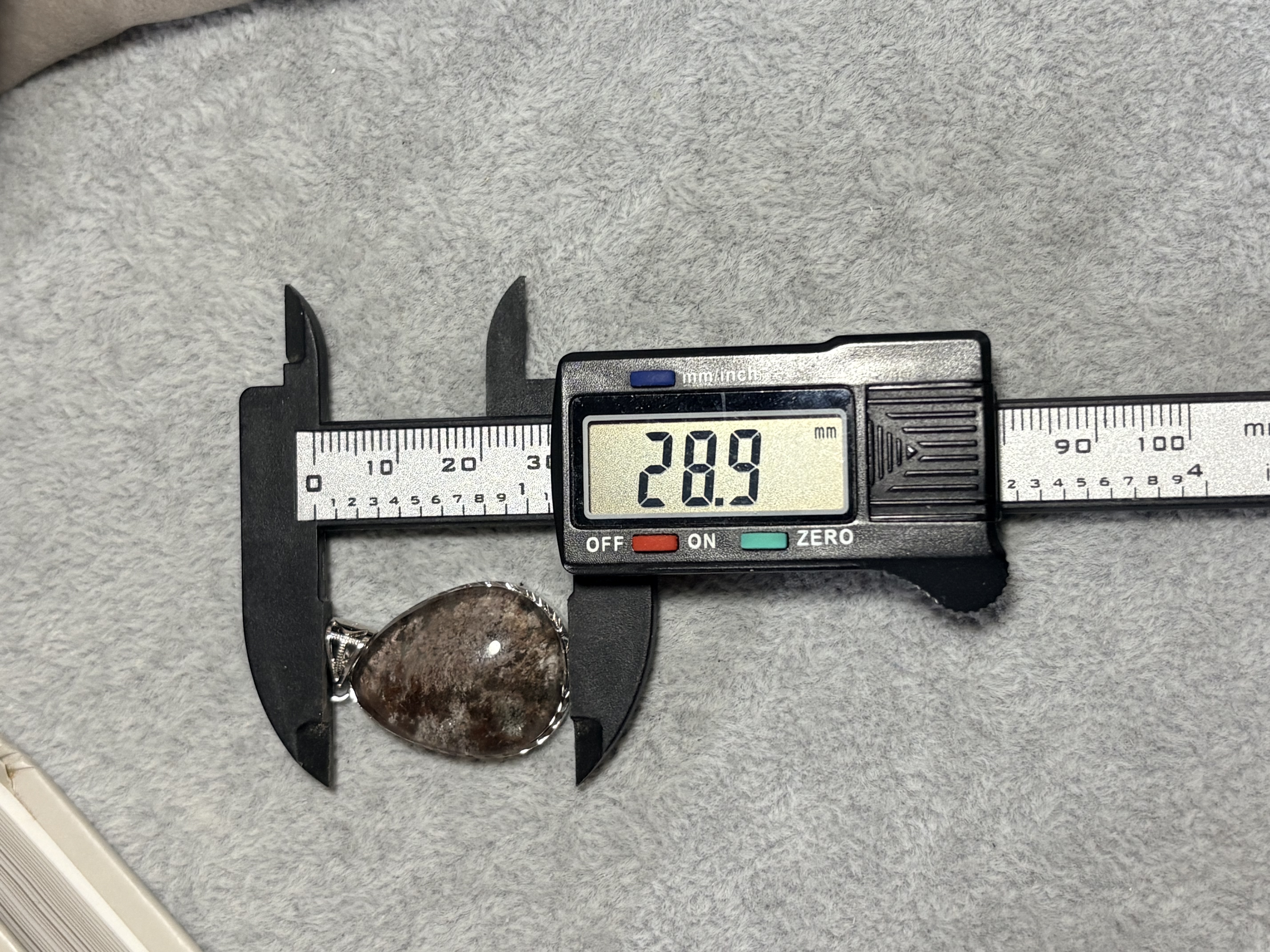 紅幽靈包銀邊吊墜｜規格：重約7.85g 附送証書No.19-586